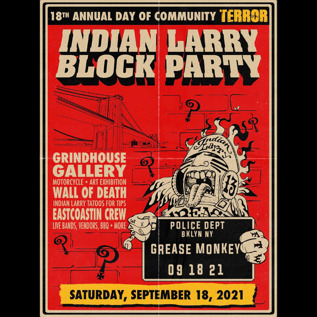 18th Annual Indian Larry Grease Monkey Block Party - Sept. 18, 2021