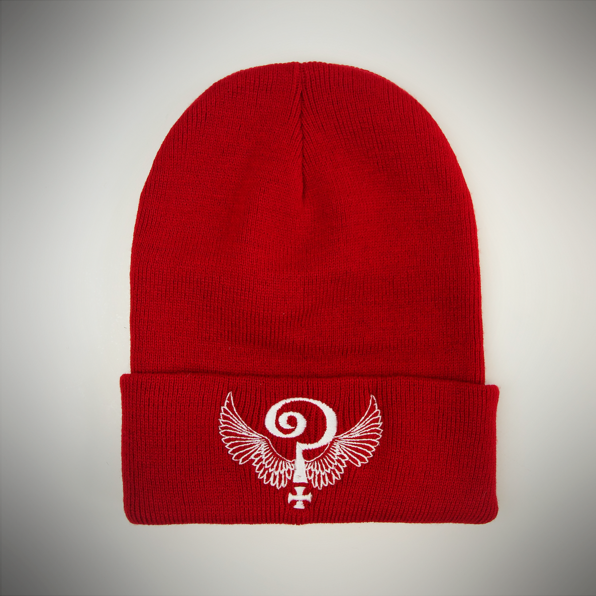 Indian Larry Beanie - Red + White– Indian Larry Motorcycles