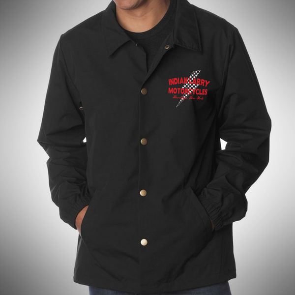 Indian Larry Checkered Lightning Windbreaker
