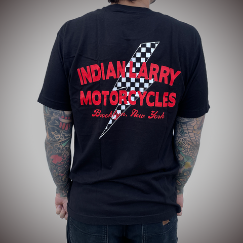 Checkered Lightning Bolt Tee