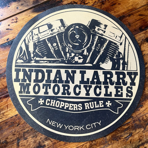 Large Collectible Choppers Rule Indian Larry Leather Patch