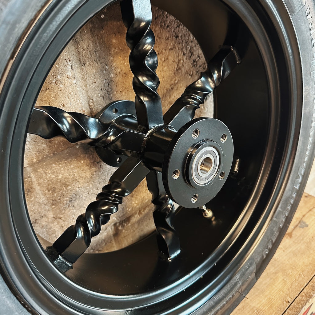 Black Twisted Rims + Tires– Indian Larry Motorcycles