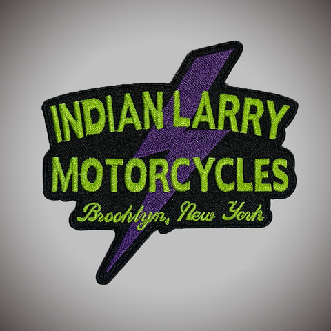 Indian Larry Lightning Bolt Patch